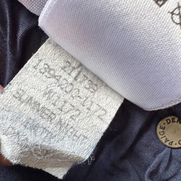 Paige Jeans Womens 27 Blue Verdugo Ultra Skinny Drip Print Stretch Denim Pants - Picture 13 of 14